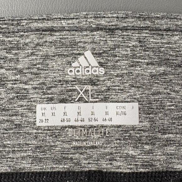 Adidas Women’s XL ClimaLite High Rise Leggings Ankle Gray Pull On 27” Inseam - Picture 4 of 13